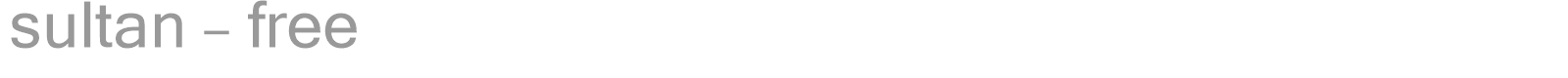 sultan - free font preview